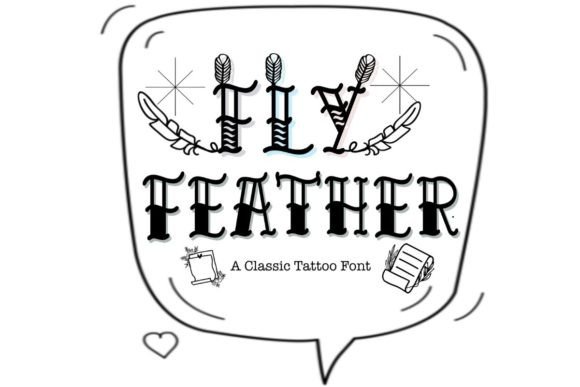 Fly Feather Font - Featured Image