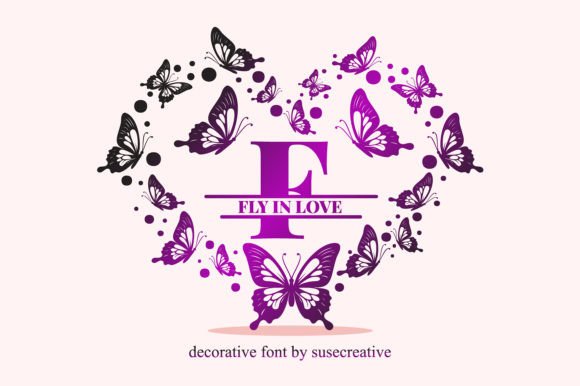 Fly in Love Font - Featured Image