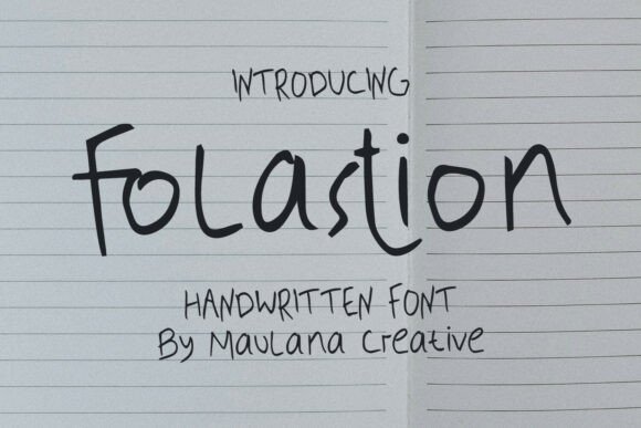 Folastion Font - Featured Image