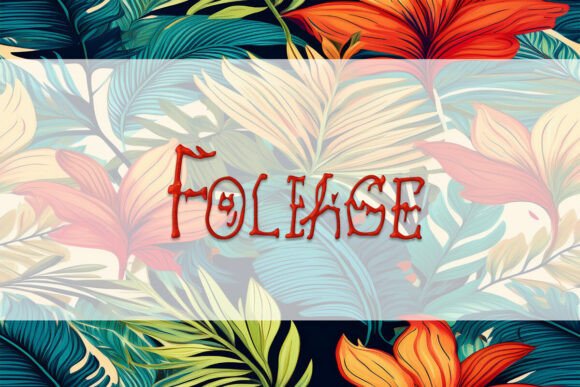 Foliage Font - Featured Image
