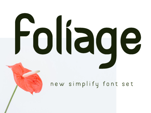 Foliage Font - Featured Image