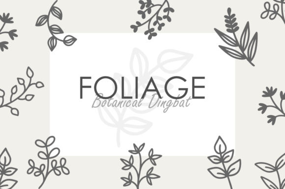 Foliage Font - Featured Image