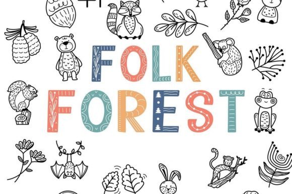 Folk Forest Font - Featured Image