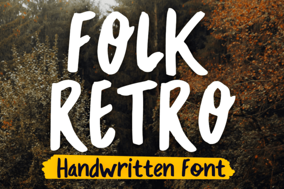 Folk Retro Font - Featured Image