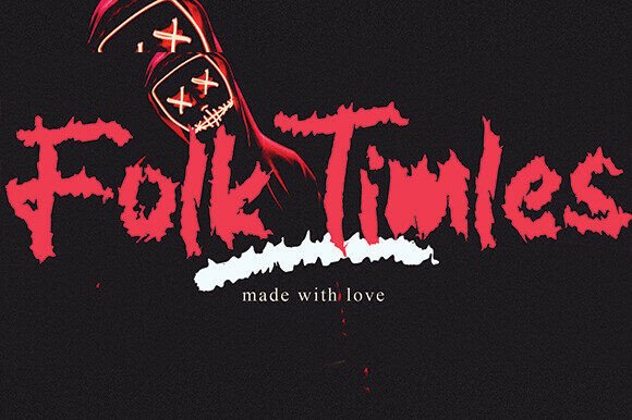 Folk Timles Font - Featured Image