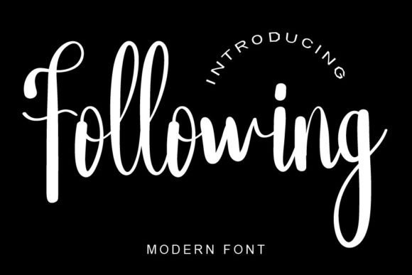 Following Font - Featured Image
