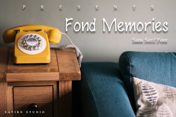 Fond Memories Font - Featured Image