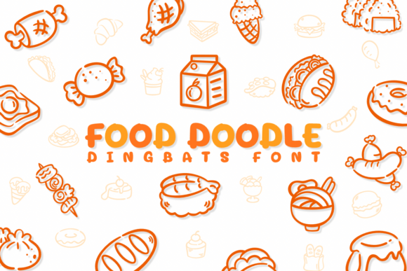 Food Doodle Font - Featured Image