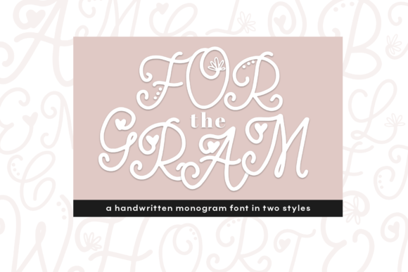 For the Gram Font - Featured Image