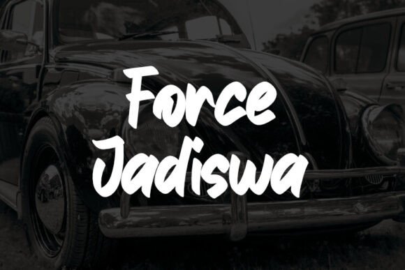 Force Jadiswa Font - Featured Image