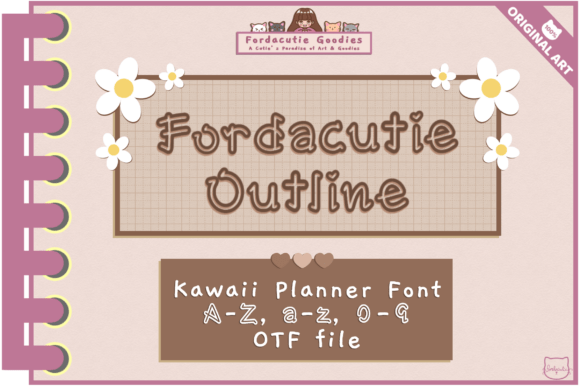 Fordacutie Outline Font - Featured Image