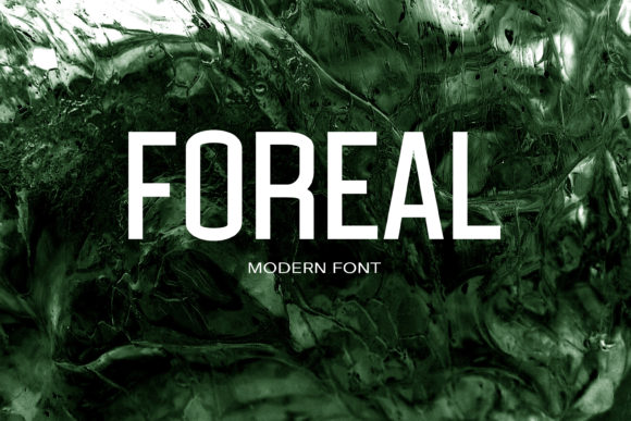 Foreal Font - Featured Image