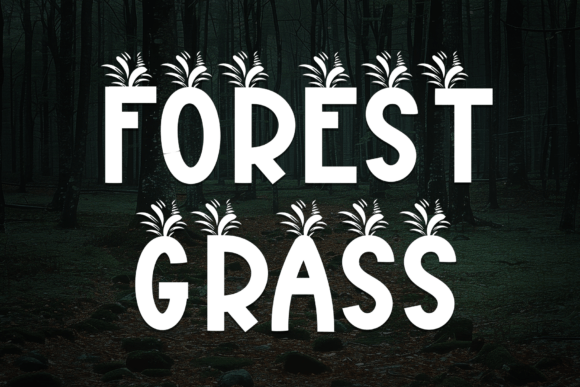 Forest Grass Font - Featured Image