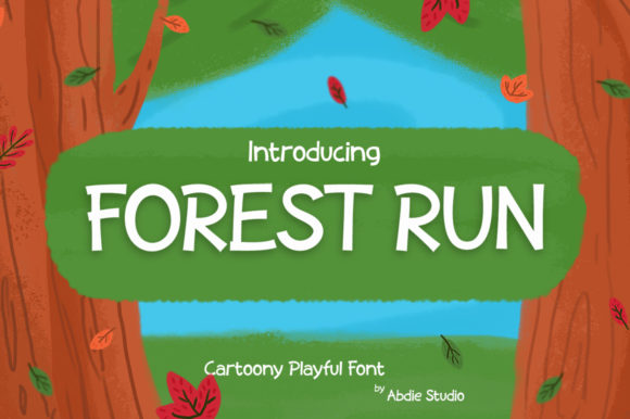 Forest Run Font - Featured Image