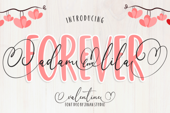 Forever Adam Lila Duo Font - Featured Image