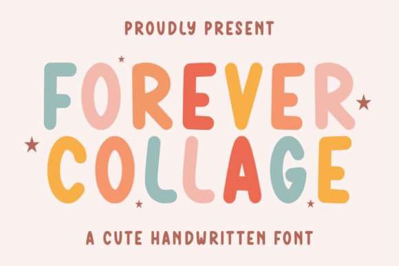 Forever Collage Font - Featured Image