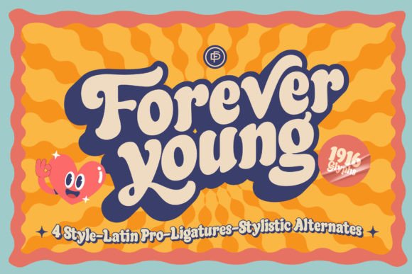 Forever Young Font - Featured Image