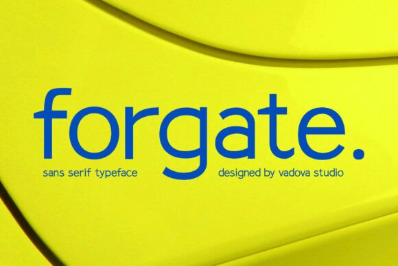 Forgate Font - Featured Image