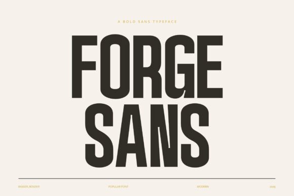 Forge Sans Font - Featured Image