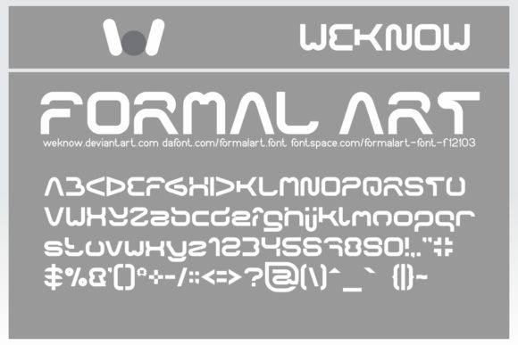 Formal Art Font - Featured Image