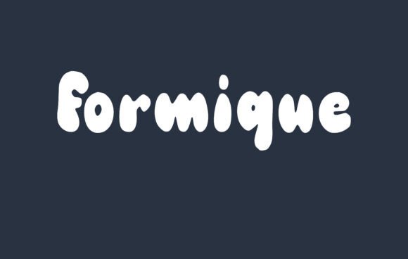 Formique Font - Featured Image