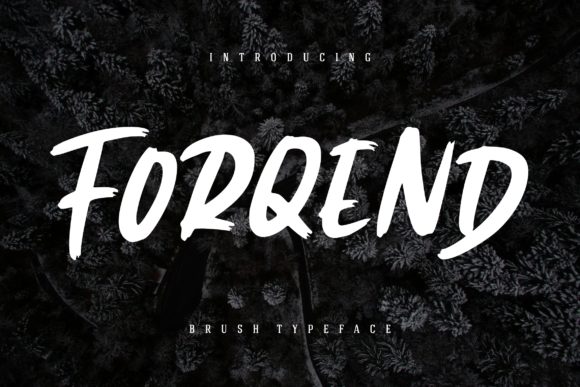 Forqend Font - Featured Image