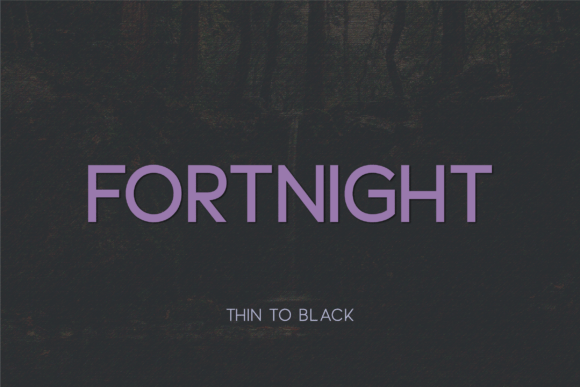 Fortnight Font - Featured Image