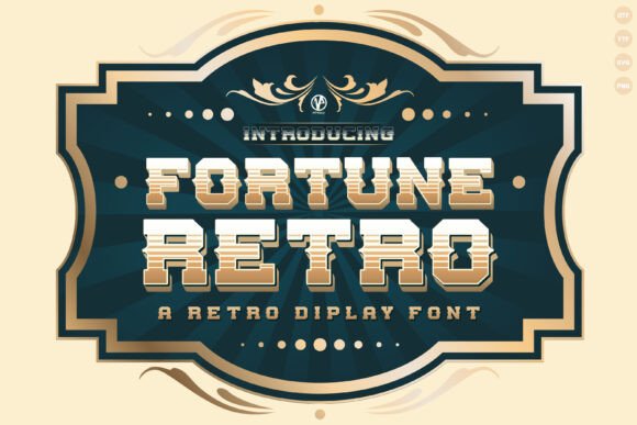 Fortune Retro Font - Featured Image