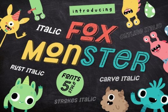 Fox Monster Font - Featured Image