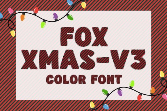 Fox Xmas-v3 Font - Featured Image