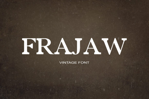 Frajaw Font - Featured Image