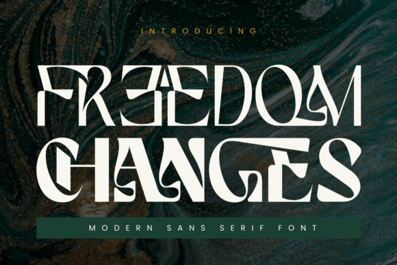 Freedom Changes Font - Featured Image