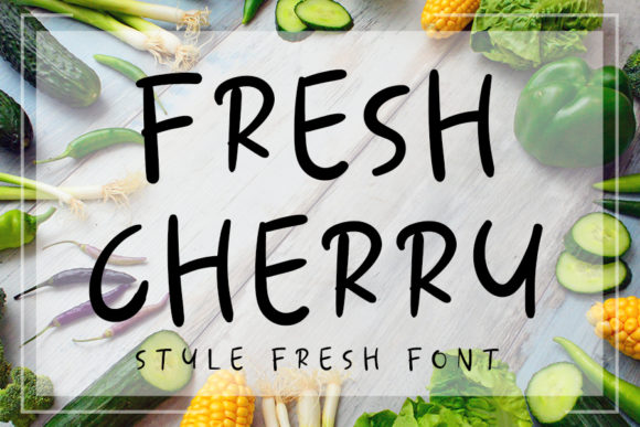 Fresh Cherry Font - Featured Image
