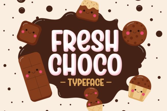 Fresh Choco Font - Featured Image
