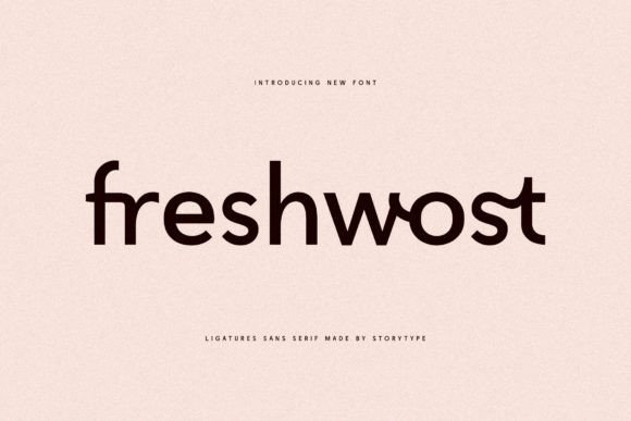 Freshwost Font - Featured Image