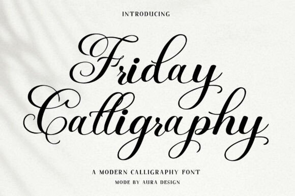 Friday Calligraphy Font - Featured Image