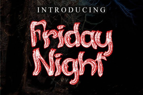 Friday Night Font - Featured Image