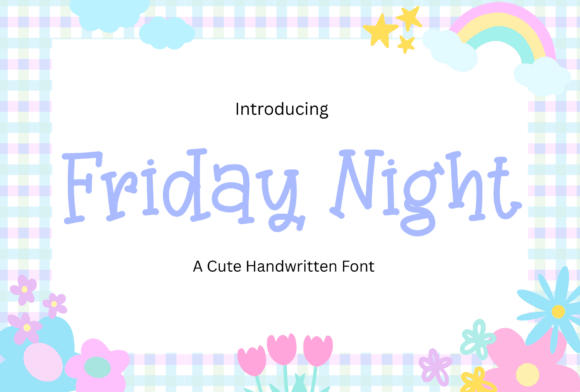 Friday Night Font - Featured Image