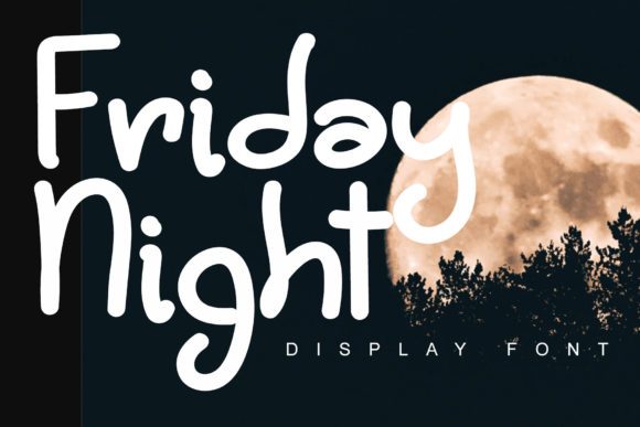 Friday Night Font - Featured Image
