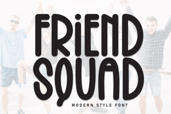 Friend Squad Font - Featured Image
