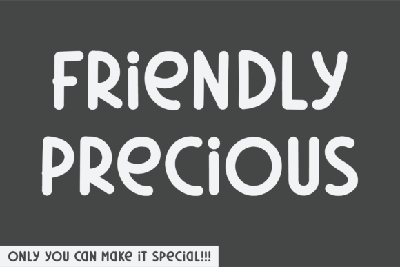 Friendly Precious Font - Featured Image