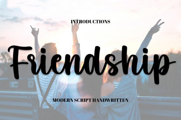 Friendship Font - Featured Image