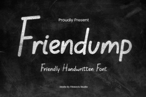 Friendump Font - Featured Image