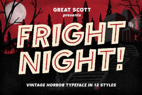 Fright Night! Font - Featured Image