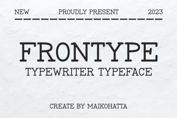 Frontype Font - Featured Image