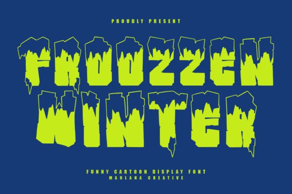 Froozzen Winter Font - Featured Image