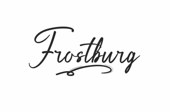 Frostburg Font - Featured Image