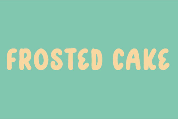 Frosted Cake Font - Featured Image