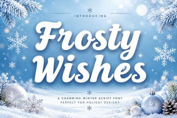 Frosty Wishes Font - Featured Image