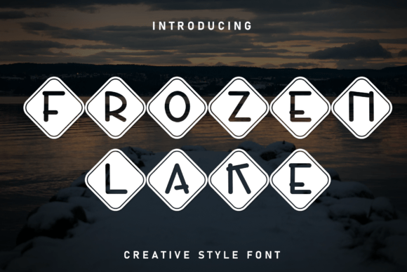 Frozen Lake Font - Featured Image